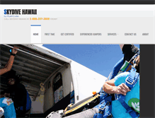 Tablet Screenshot of hawaii-skydiving.com